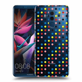Picasee silikónový prehľadný obal pre Huawei Mate 10 Pro - Colorful dots