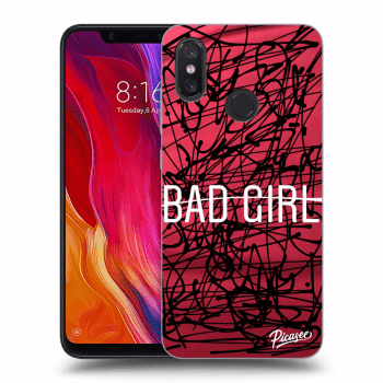 Picasee silikónový prehľadný obal pre Xiaomi Mi 8 - Bad girl