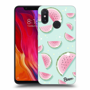 Picasee silikónový prehľadný obal pre Xiaomi Mi 8 - Watermelon 2