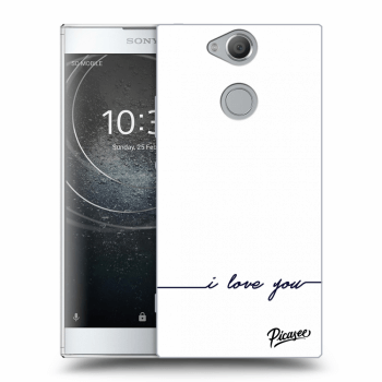 Picasee silikónový prehľadný obal pre Sony Xperia XA2 - I love you