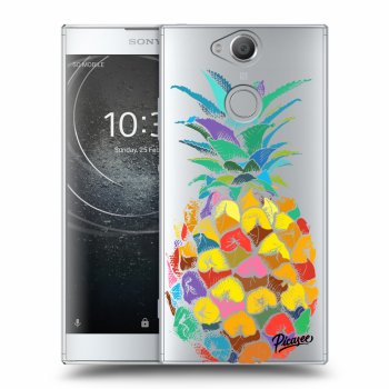 Picasee silikónový prehľadný obal pre Sony Xperia XA2 - Pineapple