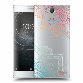 Picasee silikónový prehľadný obal pre Sony Xperia XA2 - Flowers pattern