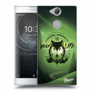 Picasee silikónový prehľadný obal pre Sony Xperia XA2 - Wolf life