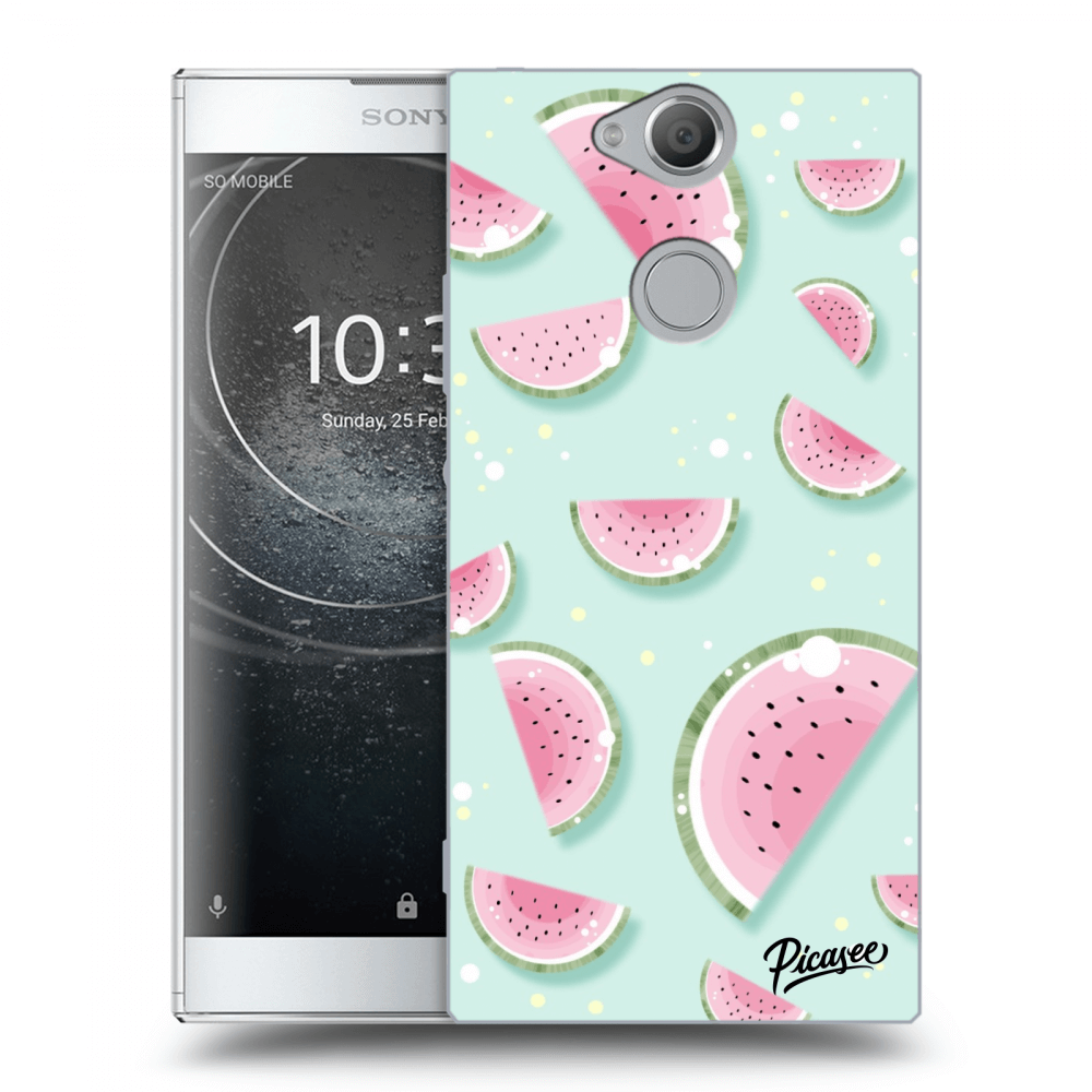 Picasee silikónový prehľadný obal pre Sony Xperia XA2 - Watermelon 2