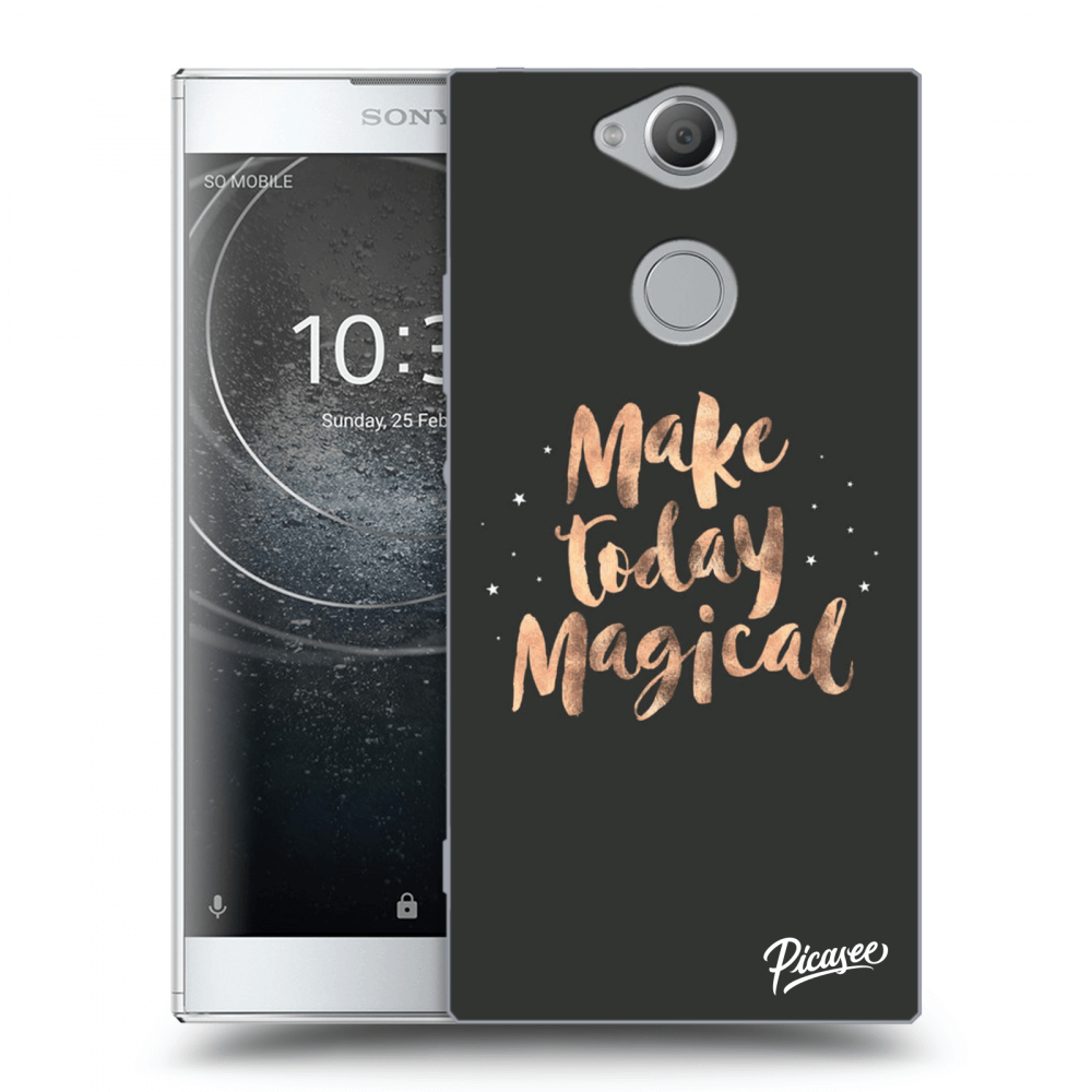 Picasee silikónový prehľadný obal pre Sony Xperia XA2 - Make today Magical
