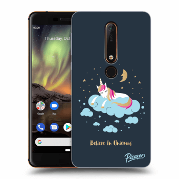 Picasee silikónový prehľadný obal pre Nokia 6.1 - Believe In Unicorns