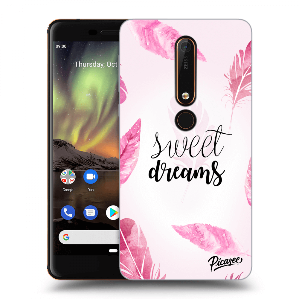 Picasee silikónový prehľadný obal pre Nokia 6.1 - Sweet dreams