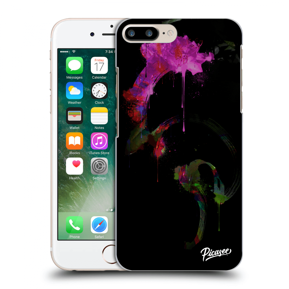 Picasee ULTIMATE CASE pro Apple iPhone 7 Plus - Peony black