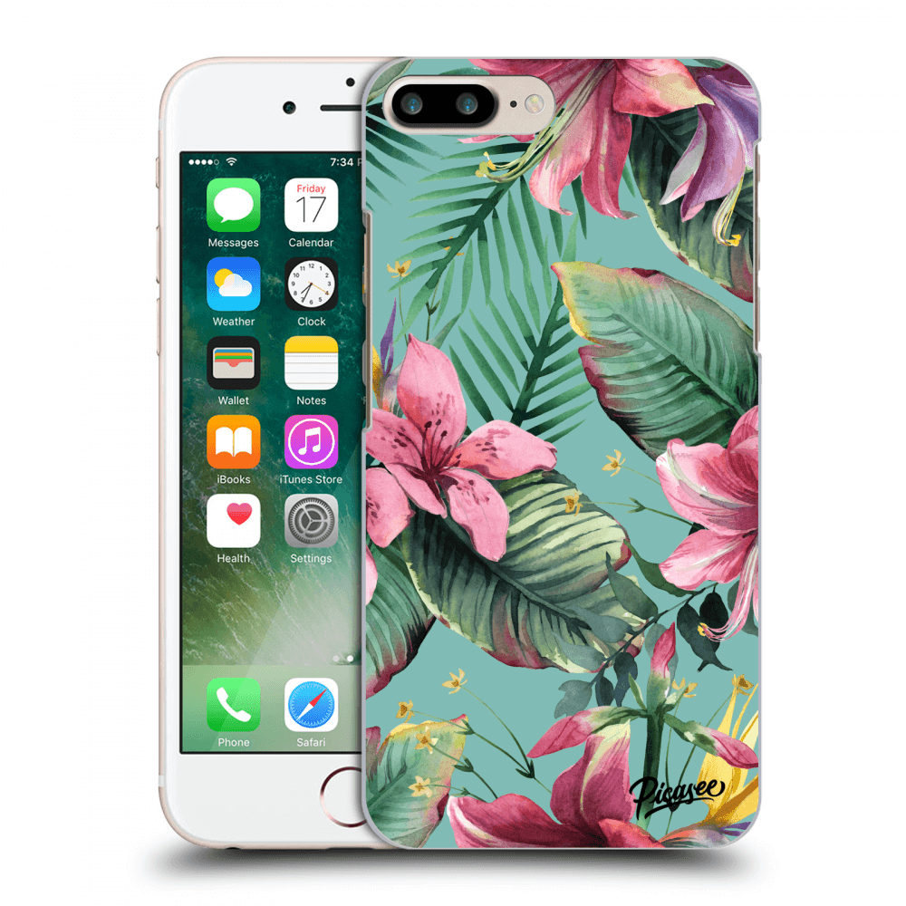 Picasee silikónový čierny obal pre Apple iPhone 7 Plus - Hawaii