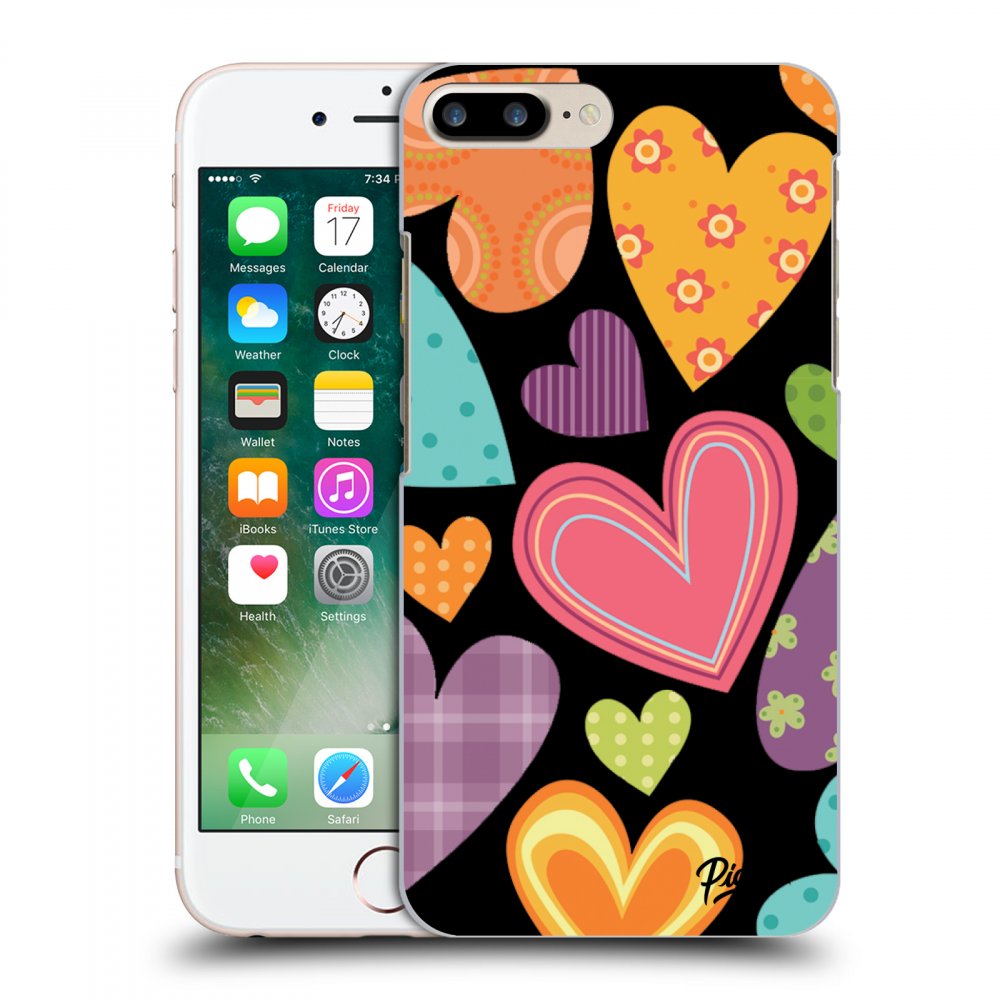Picasee ULTIMATE CASE pro Apple iPhone 7 Plus - Colored heart