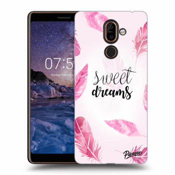 Picasee silikónový prehľadný obal pre Nokia 7 Plus - Sweet dreams