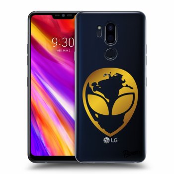 Obal pre LG G7 ThinQ - EARTH - Gold Alien 3.0