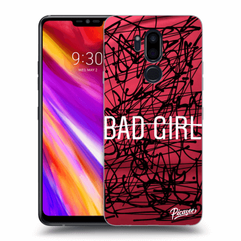 Picasee silikónový prehľadný obal pre LG G7 ThinQ - Bad girl