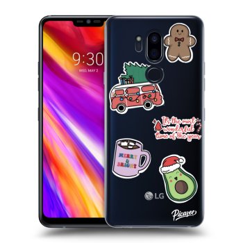 Obal pre LG G7 ThinQ - Christmas Stickers