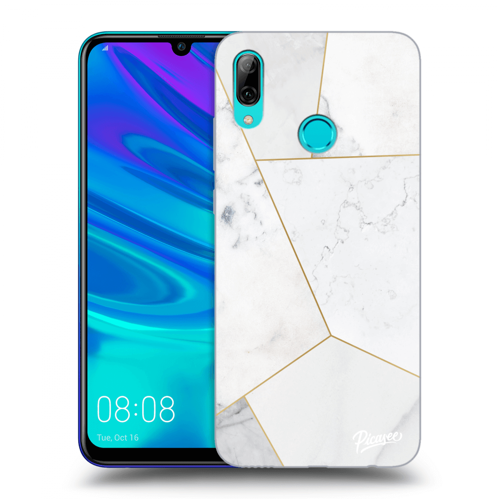 Picasee ULTIMATE CASE pro Huawei P Smart 2019 - White tile