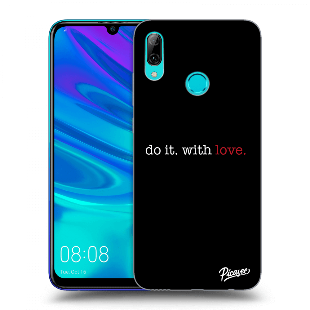 Picasee silikónový čierny obal pre Huawei P Smart 2019 - Do it. With love.