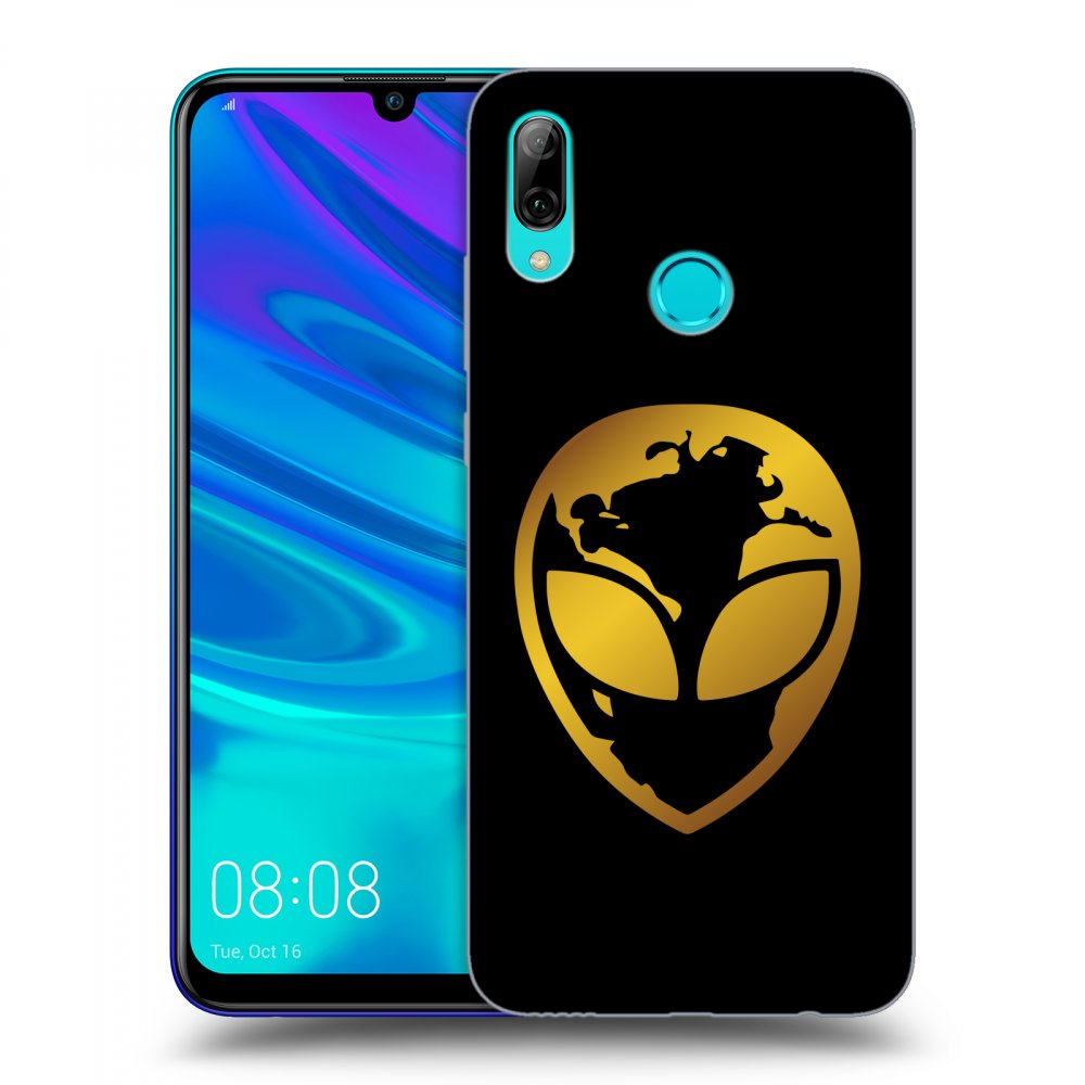 Picasee ULTIMATE CASE pro Huawei P Smart 2019 - EARTH - Gold Alien 3.0
