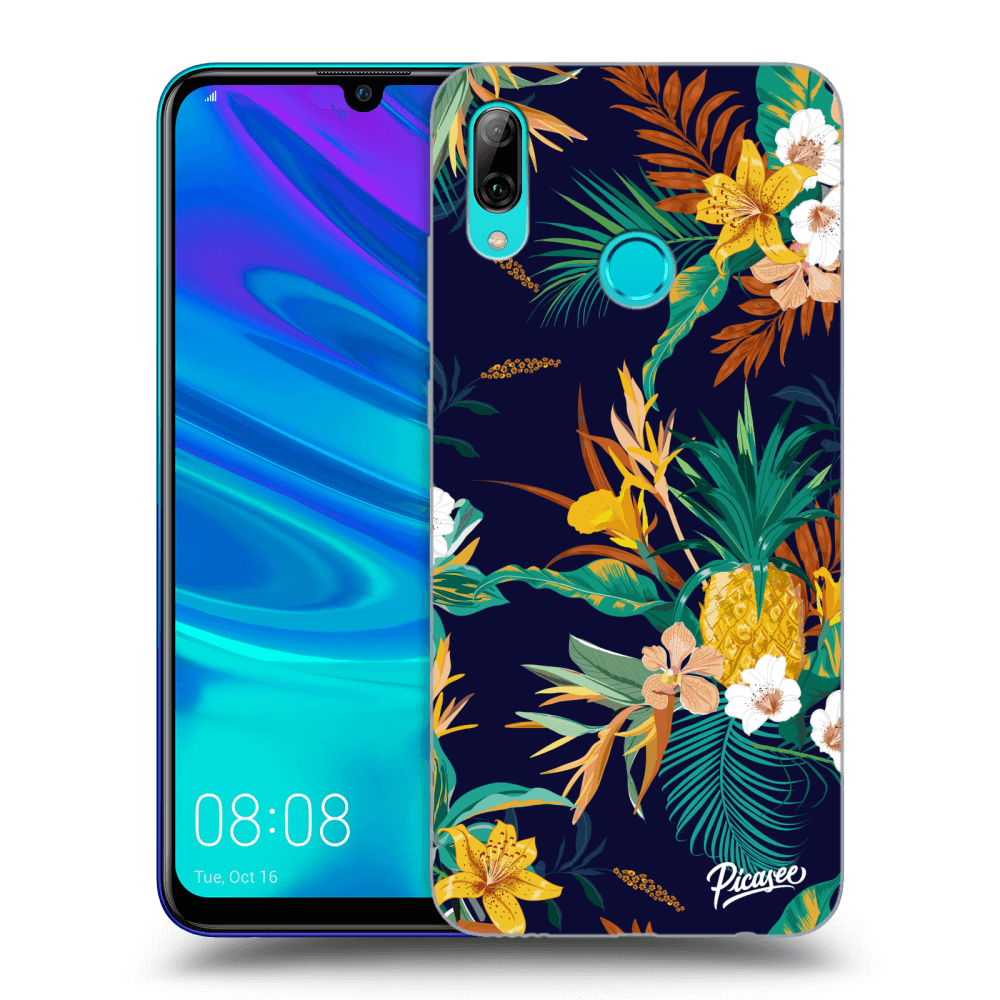 Picasee silikónový čierny obal pre Huawei P Smart 2019 - Pineapple Color