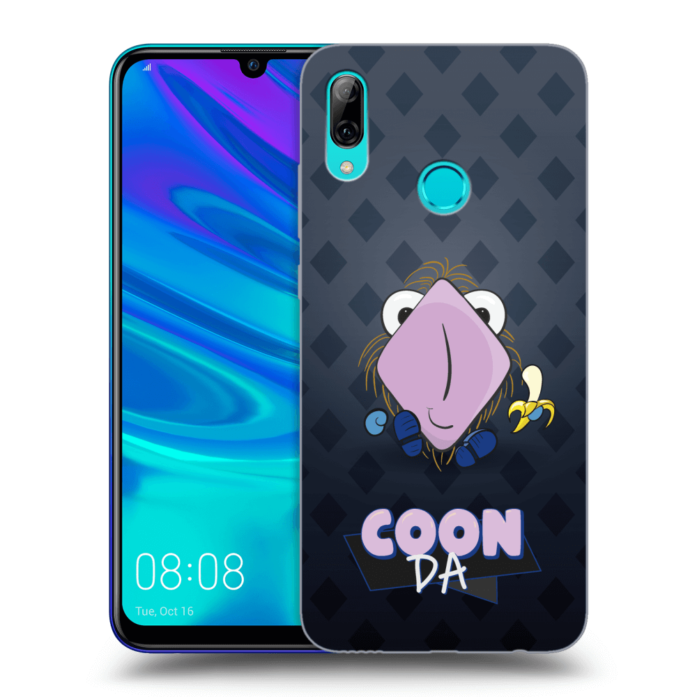 Picasee silikónový prehľadný obal pre Huawei P Smart 2019 - COONDA chlupatka - tmavá