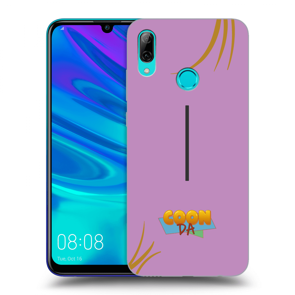 Picasee silikónový čierny obal pre Huawei P Smart 2019 - COONDA růžovka