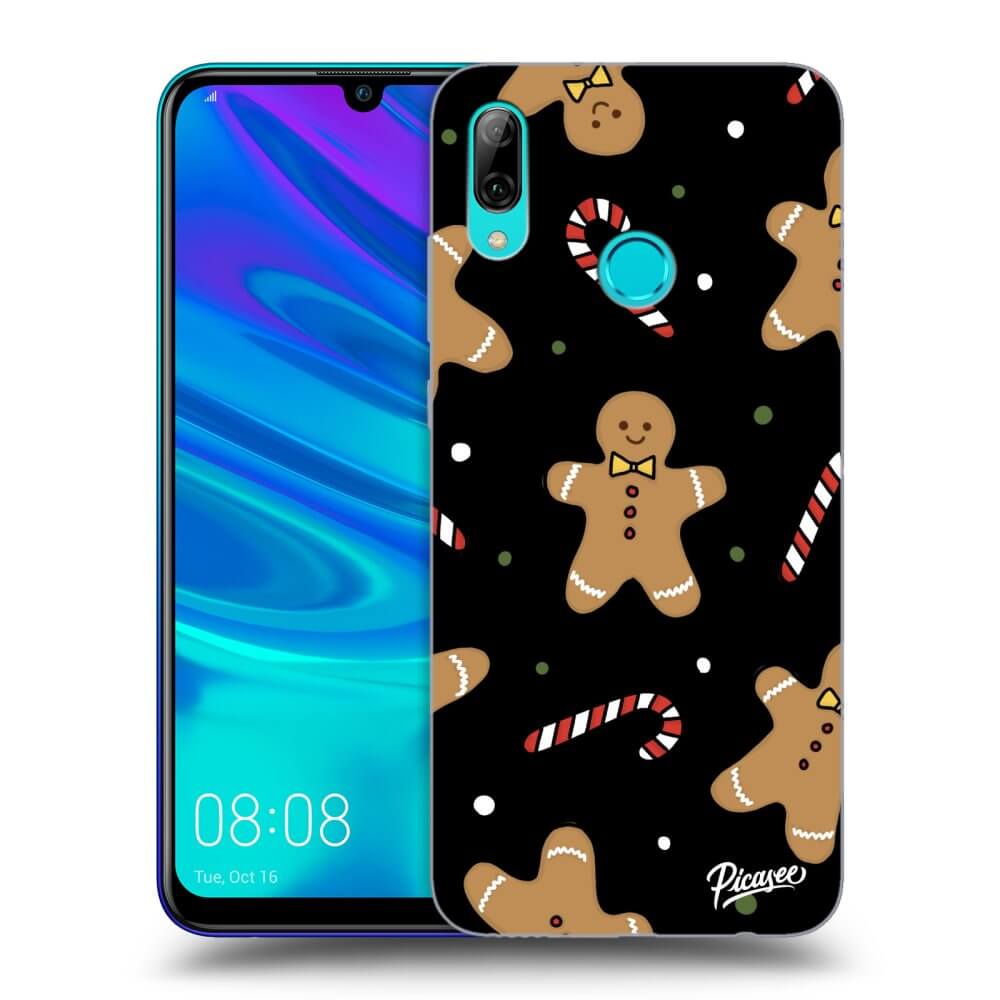 Picasee silikónový čierny obal pre Huawei P Smart 2019 - Gingerbread