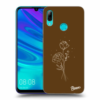 Obal pre Huawei P Smart 2019 - Brown flowers