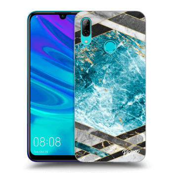 Obal pre Huawei P Smart 2019 - Blue geometry