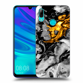 Obal pre Huawei P Smart 2019 - Black Gold 2