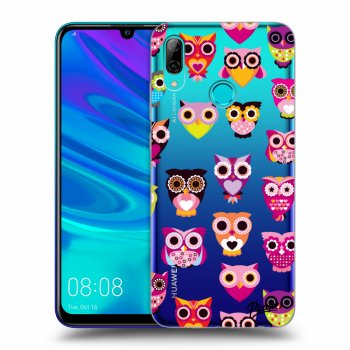 Picasee silikónový prehľadný obal pre Huawei P Smart 2019 - Owls