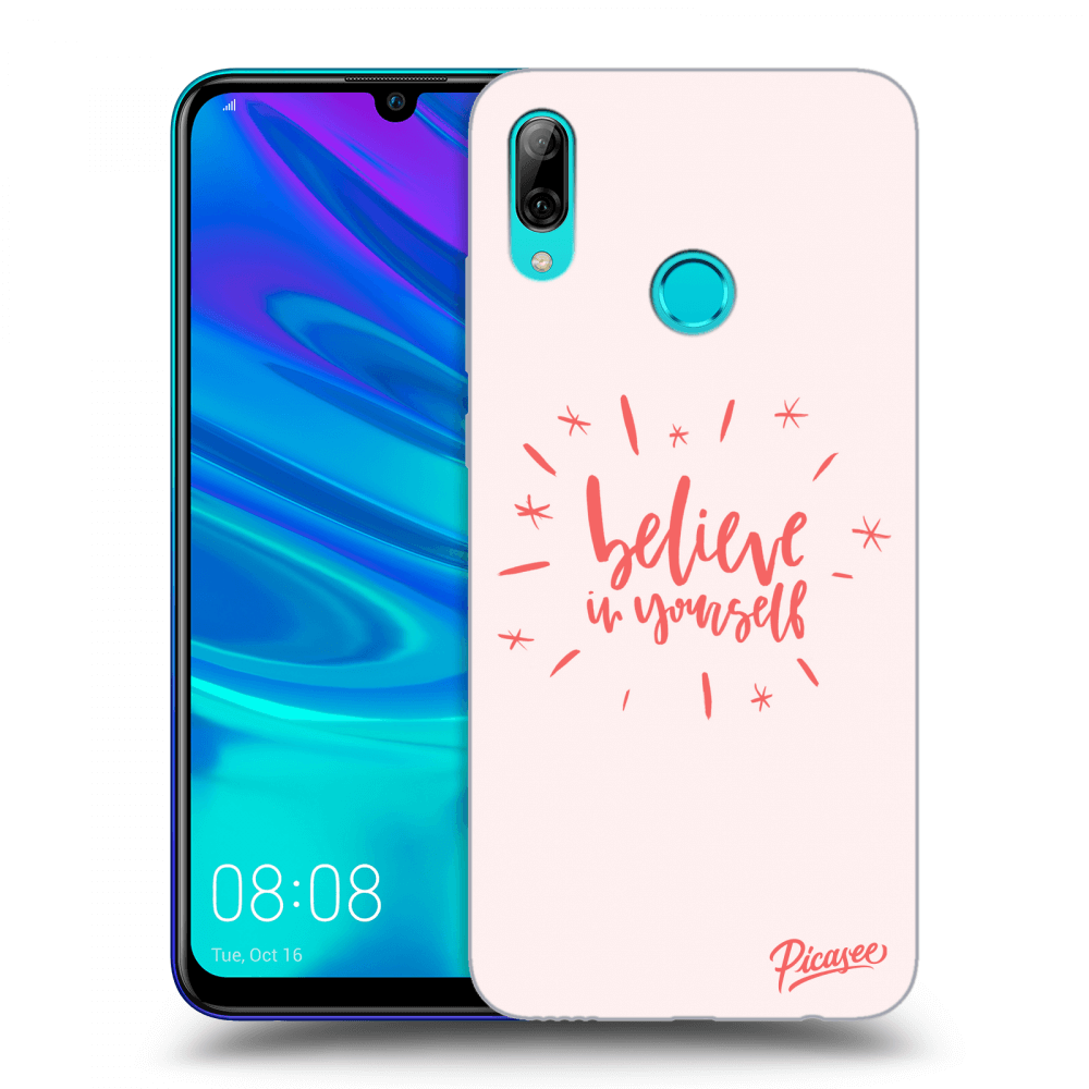 Picasee silikónový prehľadný obal pre Huawei P Smart 2019 - Believe in yourself