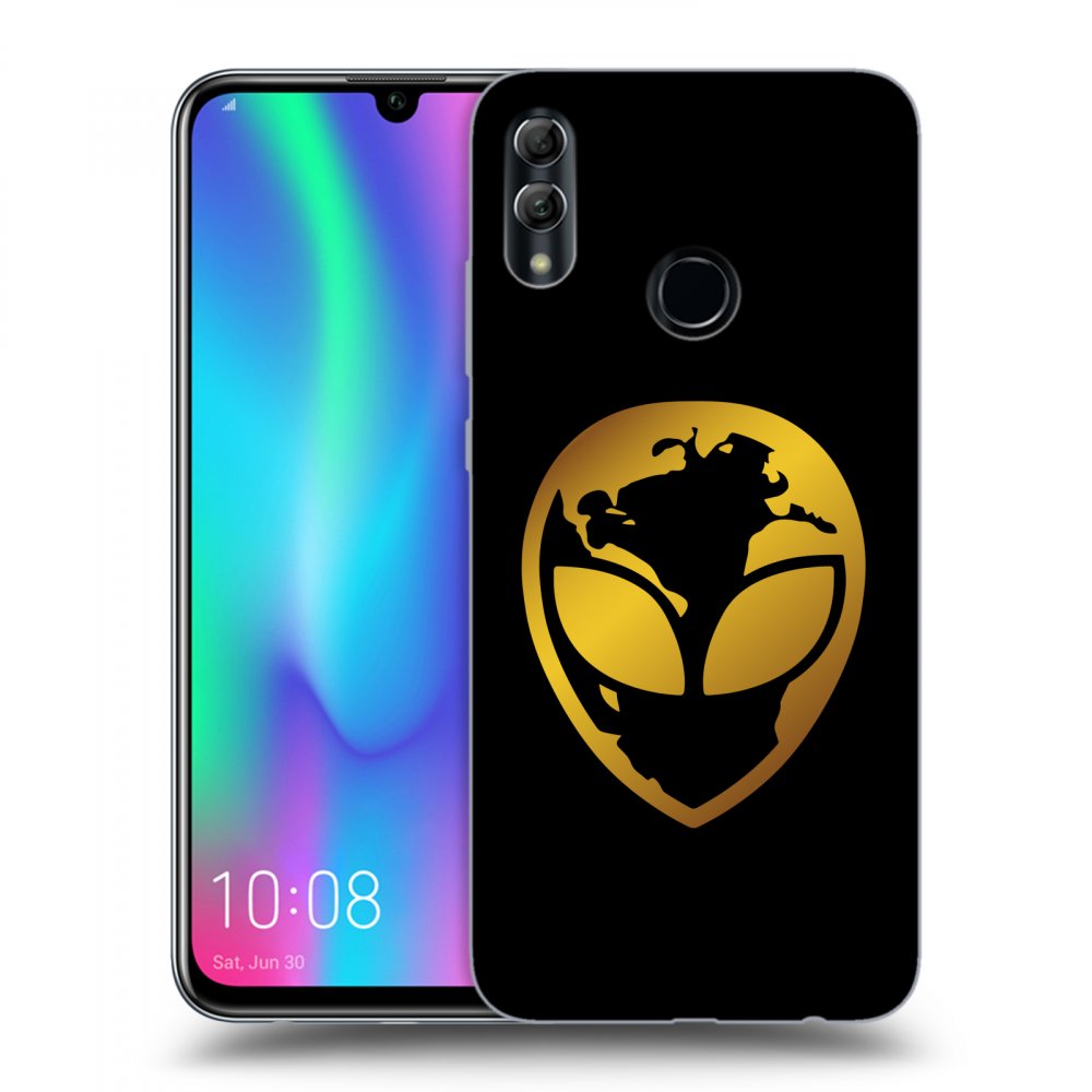 Picasee ULTIMATE CASE pro Honor 10 Lite - EARTH - Gold Alien 3.0