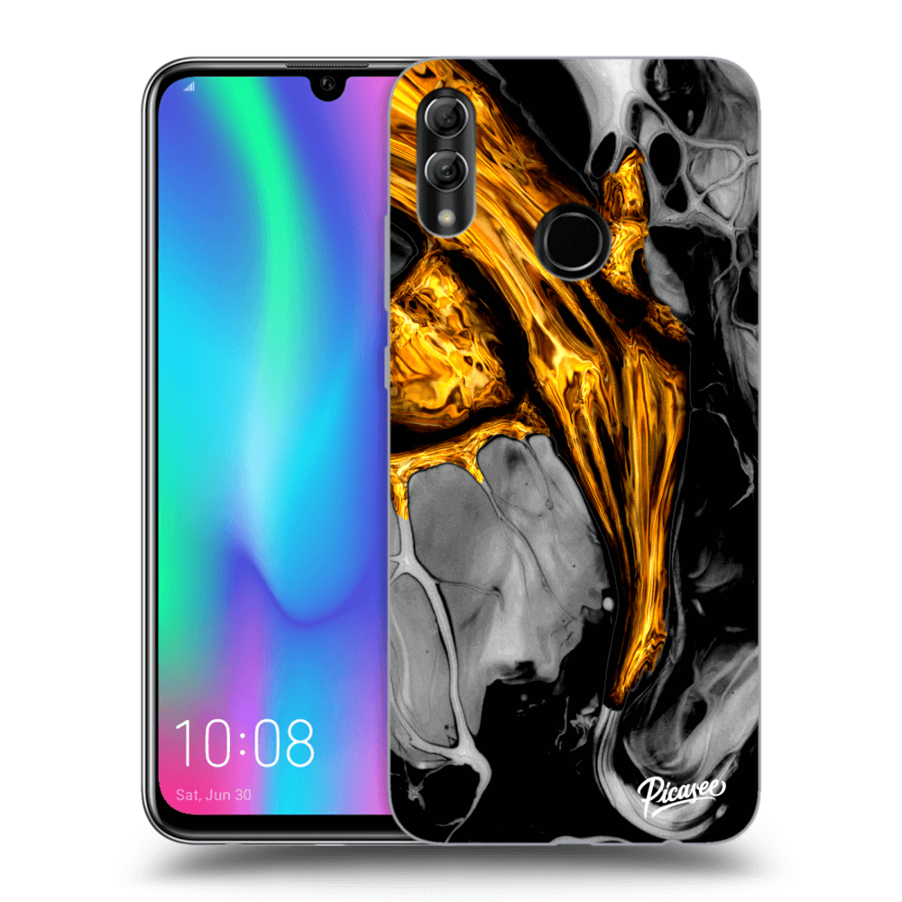 Picasee ULTIMATE CASE pro Honor 10 Lite - Black Gold