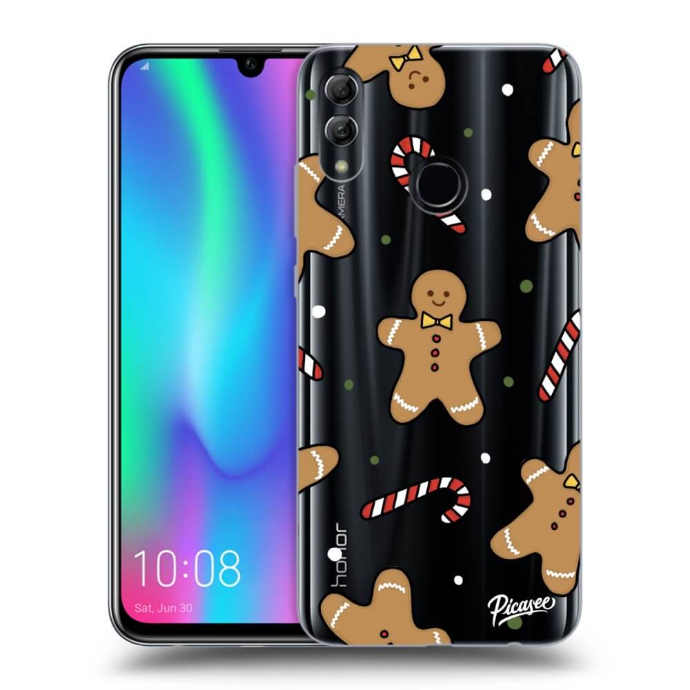 Picasee silikónový prehľadný obal pre Honor 10 Lite - Gingerbread