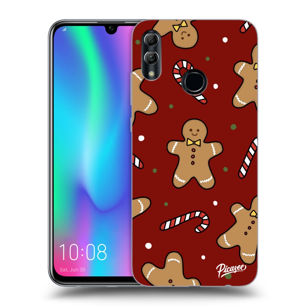 Picasee silikónový prehľadný obal pre Honor 10 Lite - Gingerbread 2