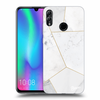 Obal pre Honor 10 Lite - White tile