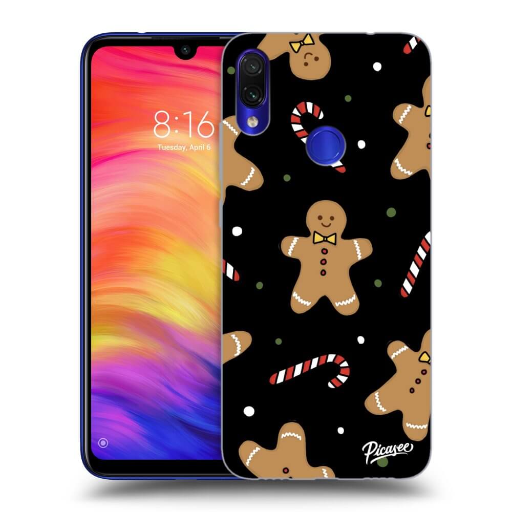 Picasee silikónový čierny obal pre Xiaomi Redmi Note 7 - Gingerbread