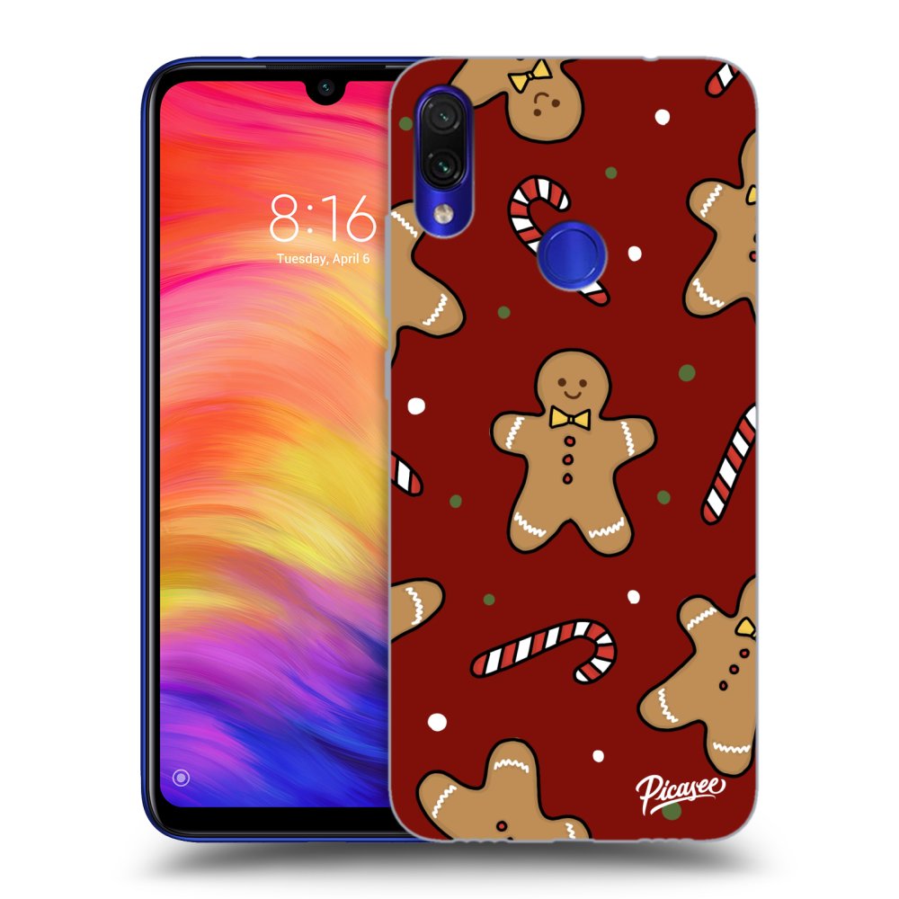 Picasee silikónový čierny obal pre Xiaomi Redmi Note 7 - Gingerbread 2
