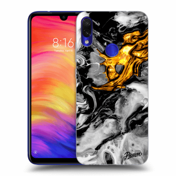 Obal pre Xiaomi Redmi Note 7 - Black Gold 2