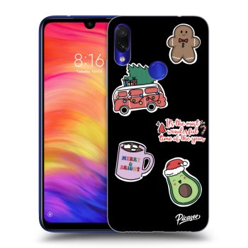 Obal pre Xiaomi Redmi Note 7 - Christmas Stickers