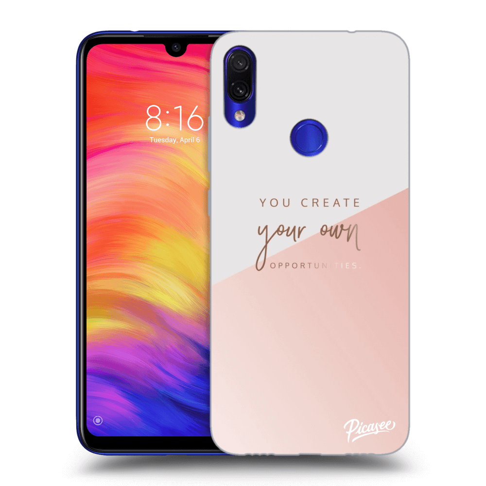 Picasee silikónový čierny obal pre Xiaomi Redmi Note 7 - You create your own opportunities