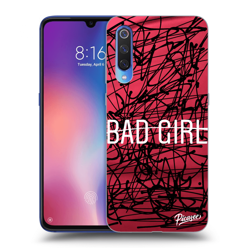 Picasee silikónový prehľadný obal pre Xiaomi Mi 9 - Bad girl