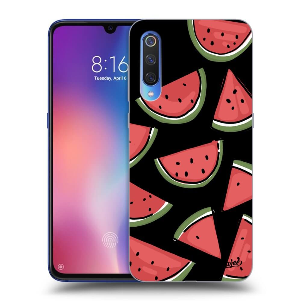 Picasee silikónový čierny obal pre Xiaomi Mi 9 - Melone