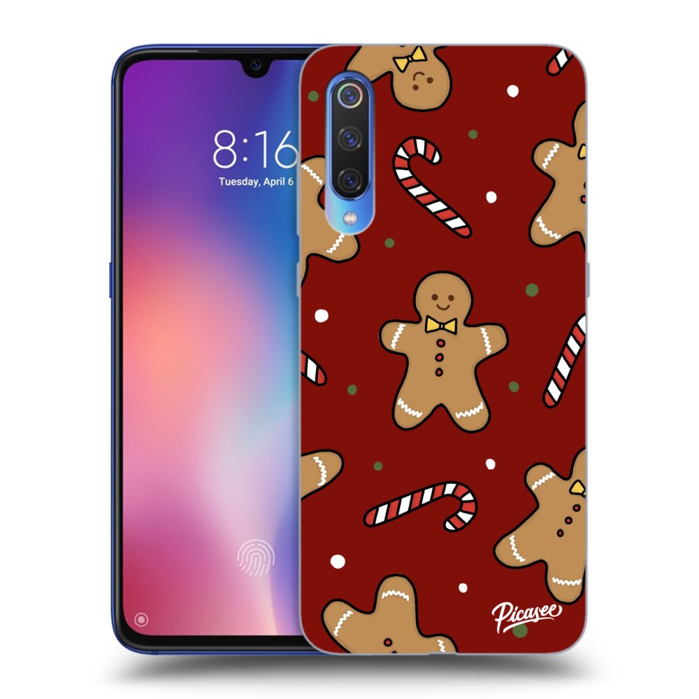 Picasee silikónový prehľadný obal pre Xiaomi Mi 9 - Gingerbread 2