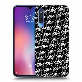 Obal pre Xiaomi Mi 9 - Separ - White On Black 2