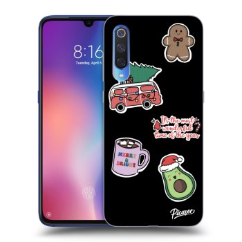 Obal pre Xiaomi Mi 9 - Christmas Stickers