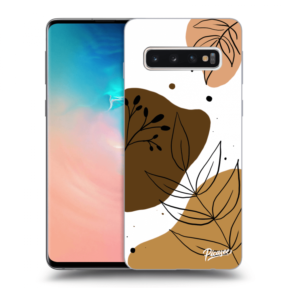 Picasee silikónový čierny obal pre Samsung Galaxy S10 G973 - Boho style