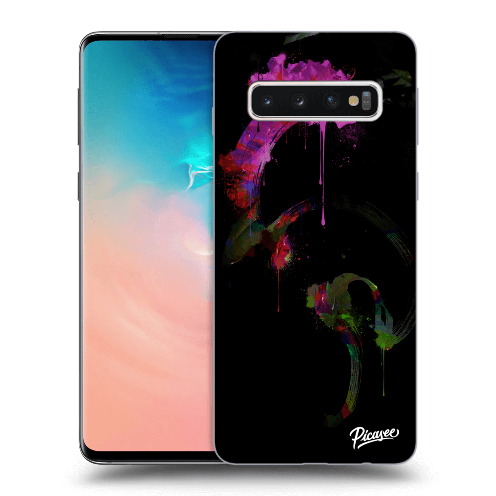 Picasee ULTIMATE CASE pro Samsung Galaxy S10 G973 - Peony black