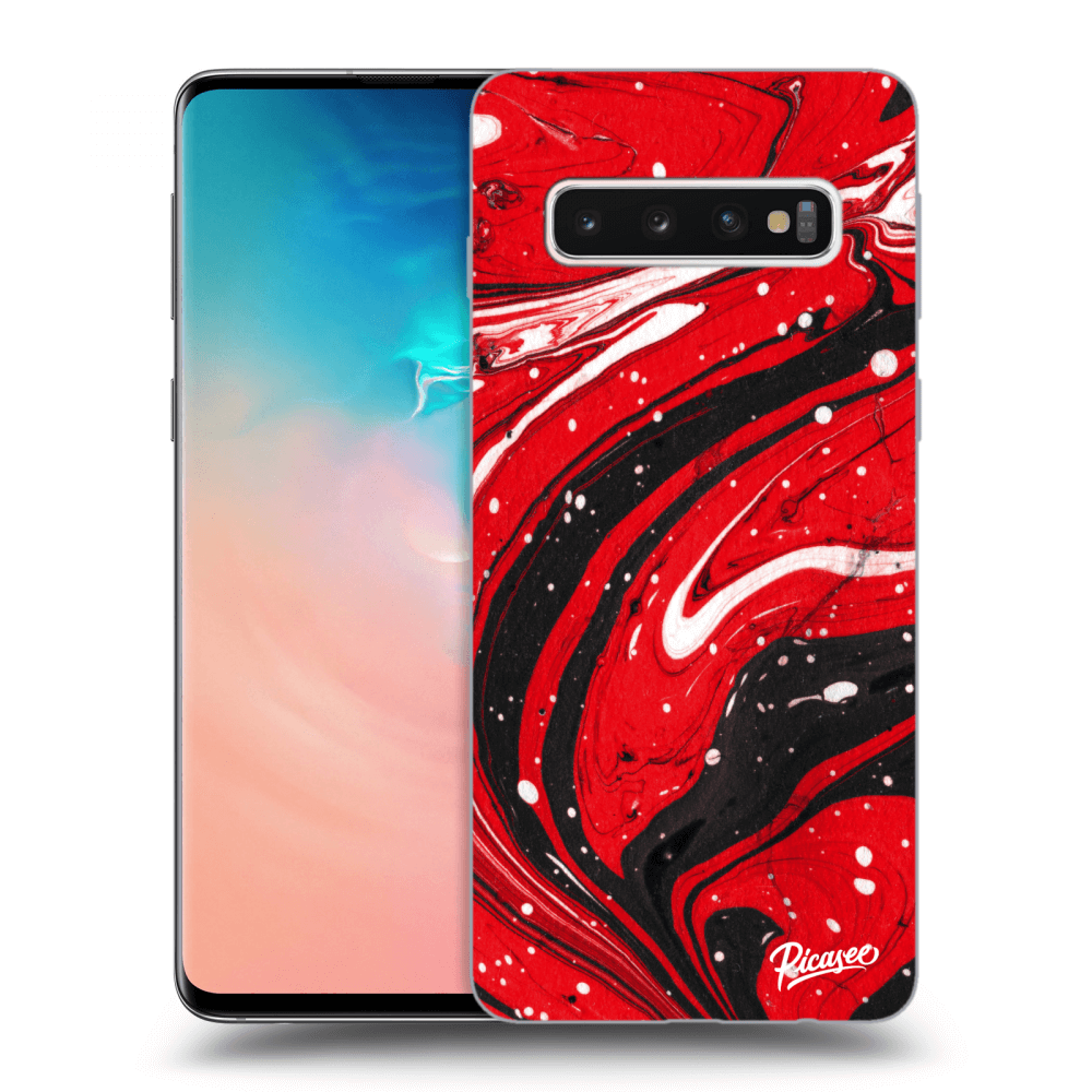 Picasee ULTIMATE CASE pro Samsung Galaxy S10 G973 - Red black