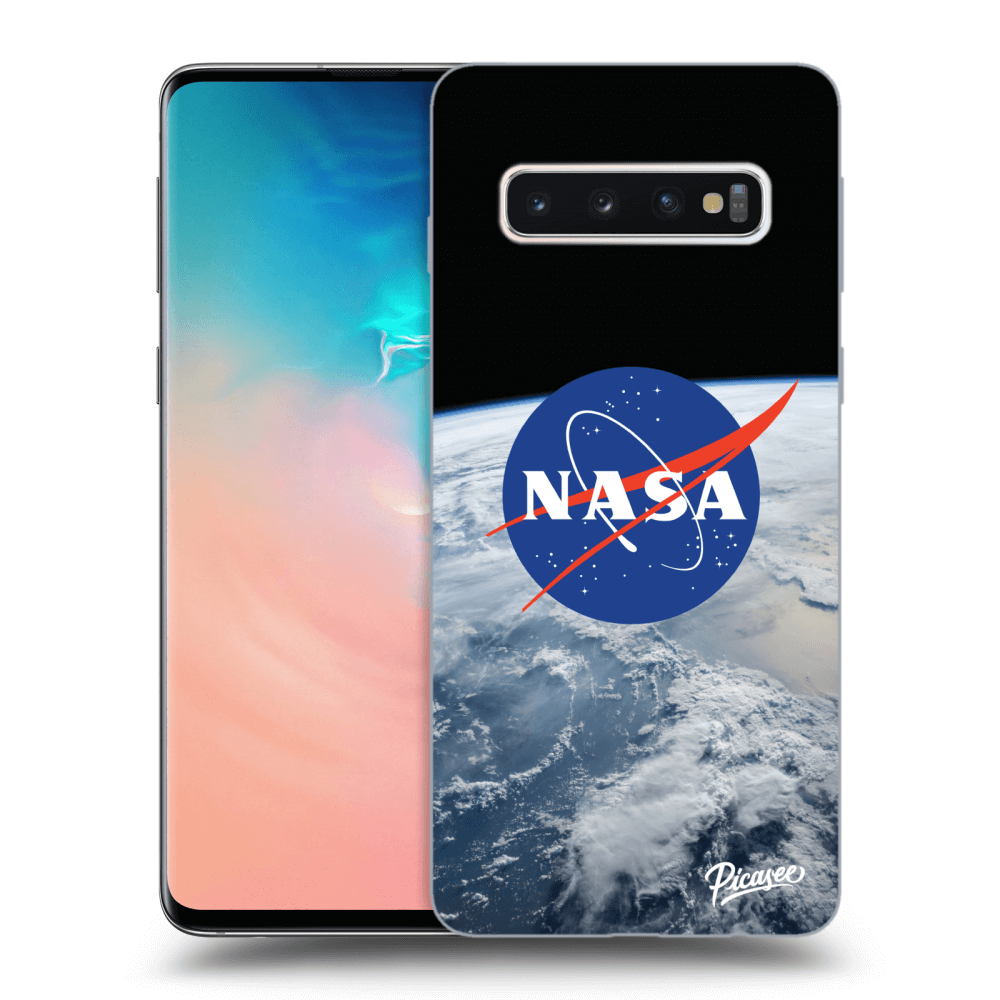 Picasee silikónový čierny obal pre Samsung Galaxy S10 G973 - Nasa Earth