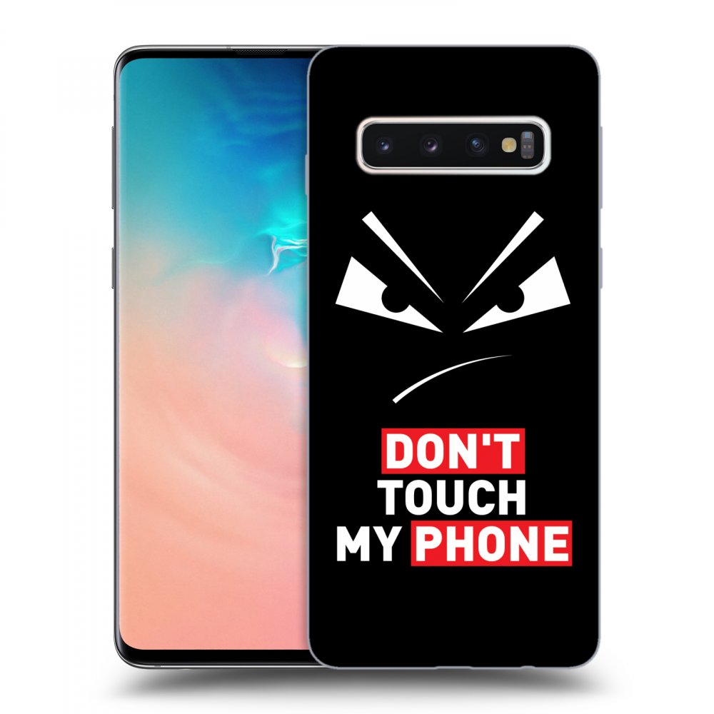 Picasee ULTIMATE CASE pro Samsung Galaxy S10 G973 - Evil Eye - Transparent